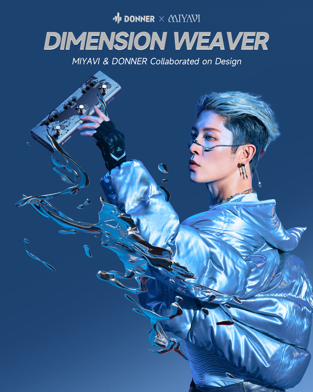 DONNER X MIYAVI Double Swords Pedal-Dimension Weaver##