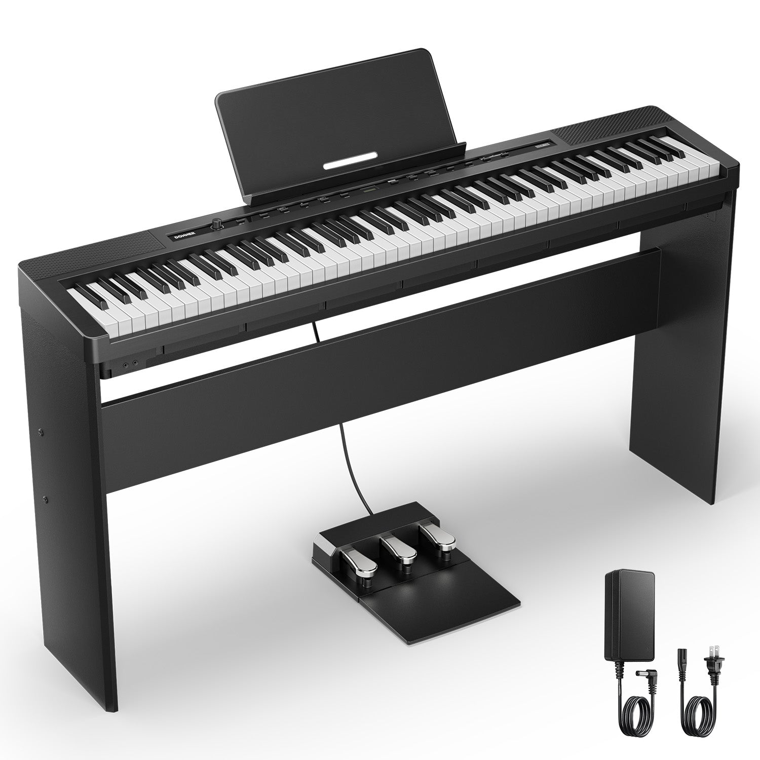 DEP-16 Portable Digital Piano-Piano with Stand - Movable Pedal##