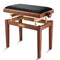 Donner Adjustable Height Piano Bench Brown Matt