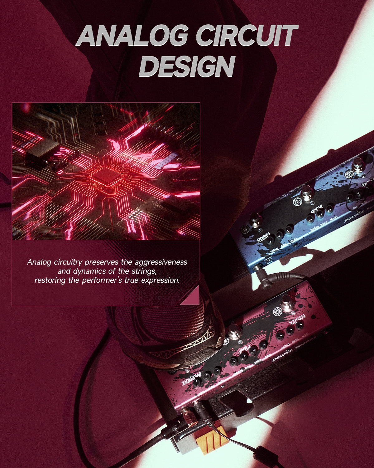 DONNER X MIYAVI Double Swords Pedal-Rage Breaker##