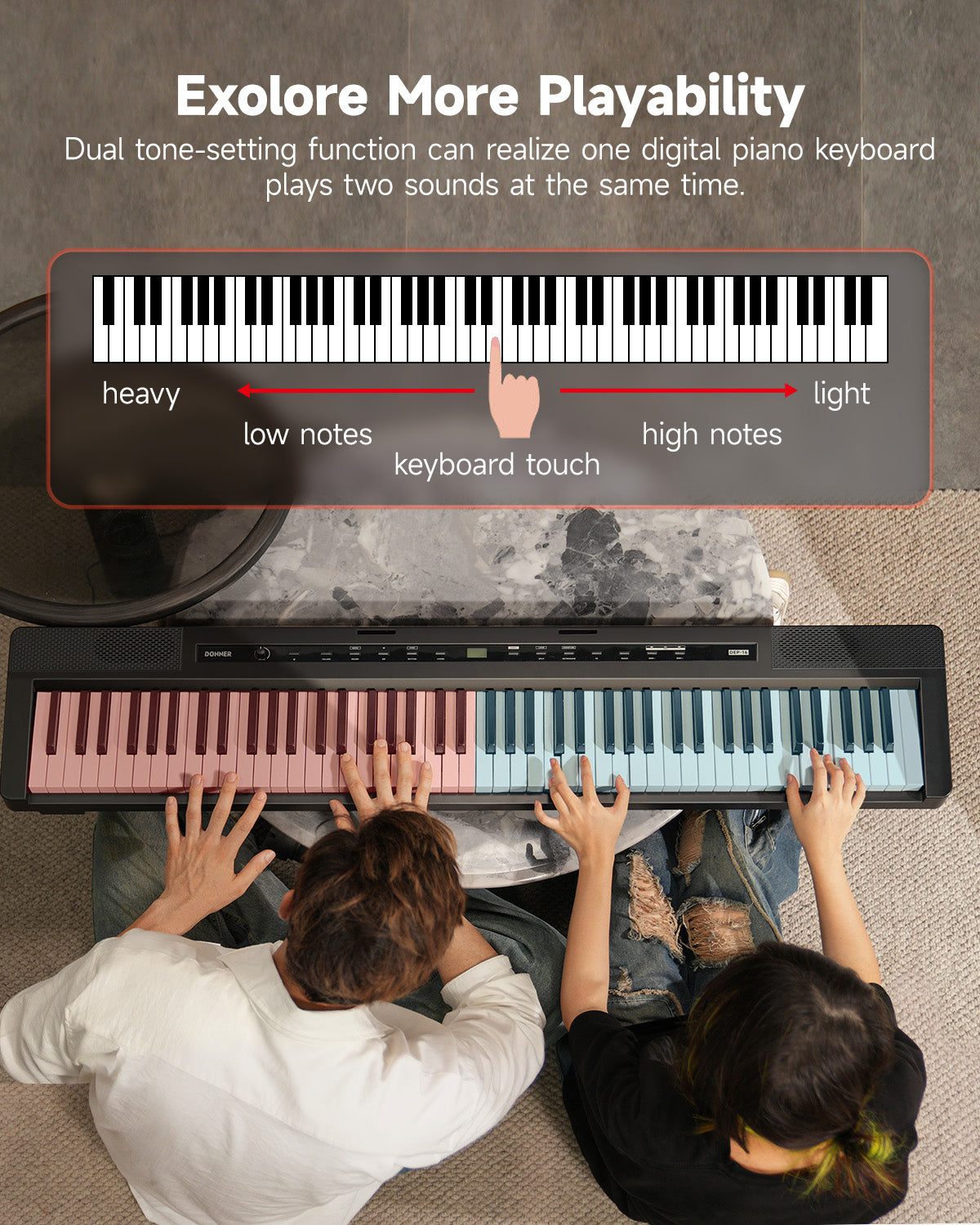 DEP-16 Portable Digital Piano-Portable Piano##