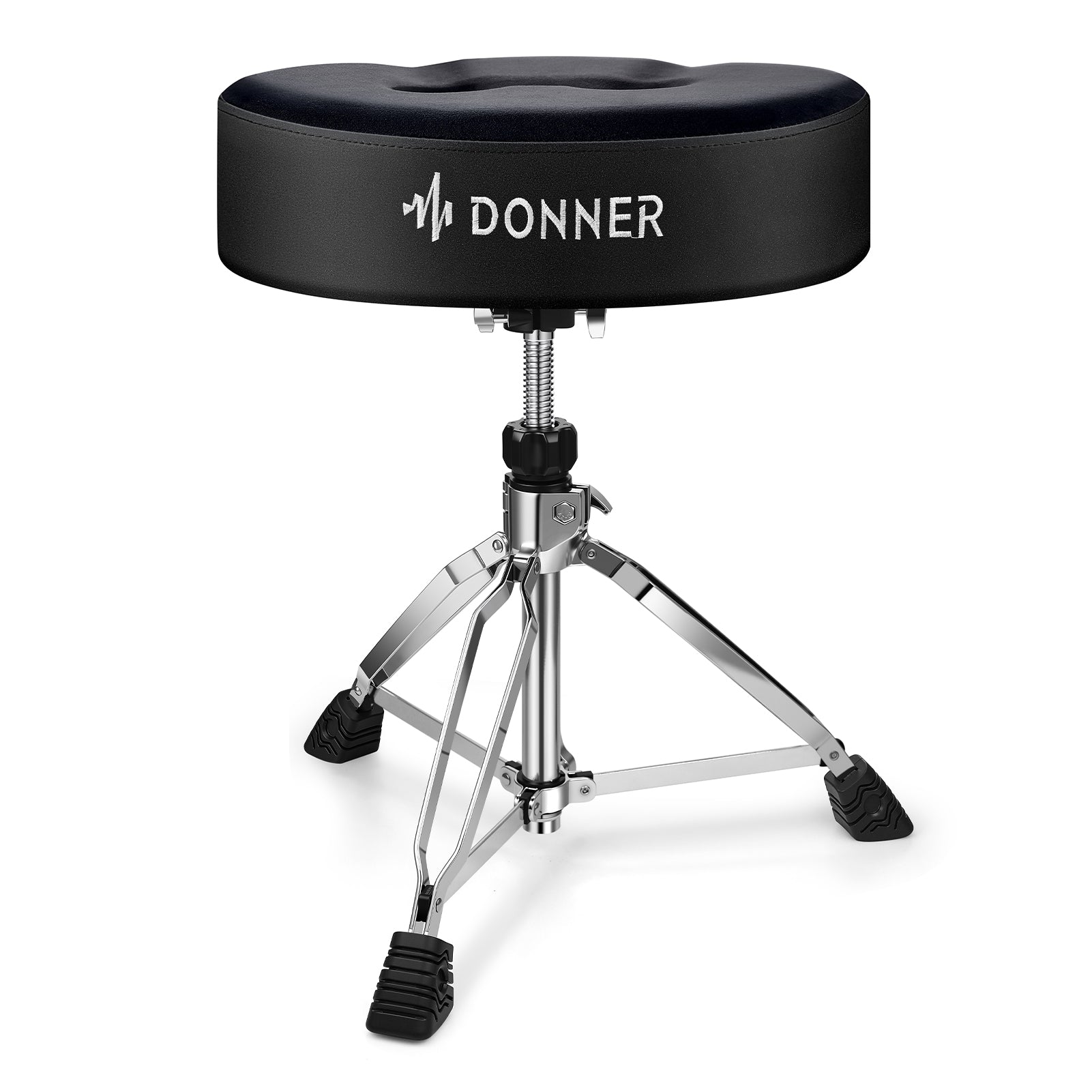 Donner DT-200 Saddle-style Threaded Rod Drum Throne