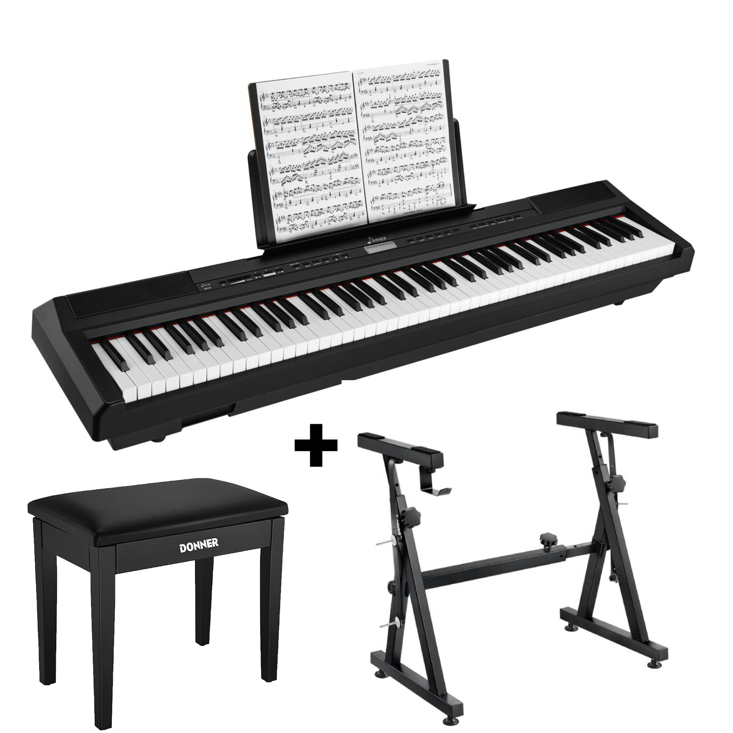 DEP-20 Portable 88 Key Weighted Beginner Digital Piano with Pedal DEP-20 Portable 88 Key Weighted Beginner Digital Piano with Pedal