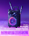 Moukey MTs12-1 Karaoke Machine Portable PA Trolley Speaker with Woofer/Bluetooth/2 Mic