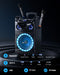 Moukey MTs12-1 Karaoke Machine Portable PA Trolley Speaker with Woofer/Bluetooth/2 Mic