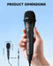 Moukey MWm-5 Karaoke Dynamic Microphone with 13 ft Cable, Compatible w/Karaoke Machine/PA System/Amp/Mixer