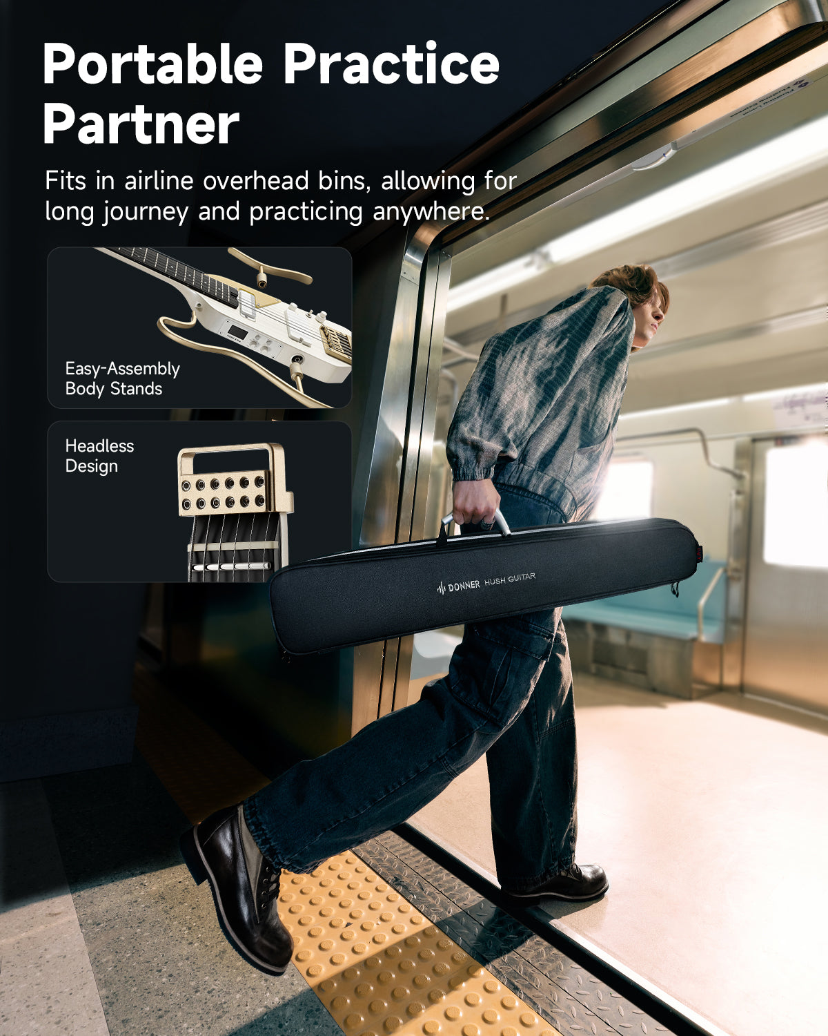 Donner HUSH™ X PRO Electric Guitar