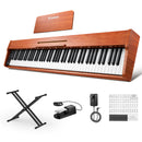 Donner DEP-1S 88 Key Velocity-Sensitive Digital Piano with X-Stand for Beginner