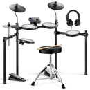 Donner DED-70 Electric Drum Set 4-Drum 3-Cymbal For Beginners with Headphones/Drum Throne