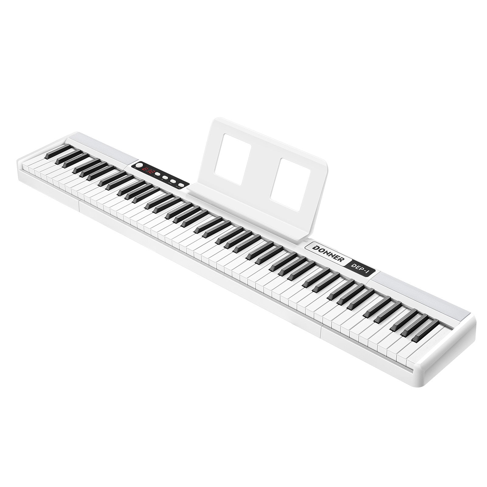 Donner DEP-1 Portable Digital Piano-White with stand