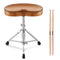 Donner DT-50 Brown Slim Saddle Drum Stool