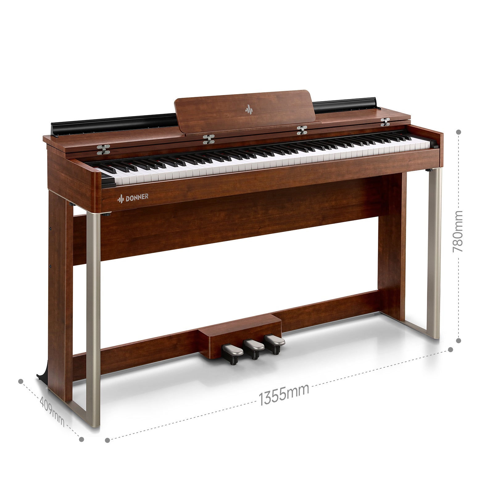 Donner DDP-200 Graded Hammer Action Digital Piano-DDP-200 MK2##