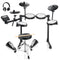 Donner DED-200 LITE Electronic Drum Kit for Beginner with 450+ Sounds, USB MIDI, Quiet Mesh Pads, Throne, Headphones, Sticks and 40 Melodics Lessons