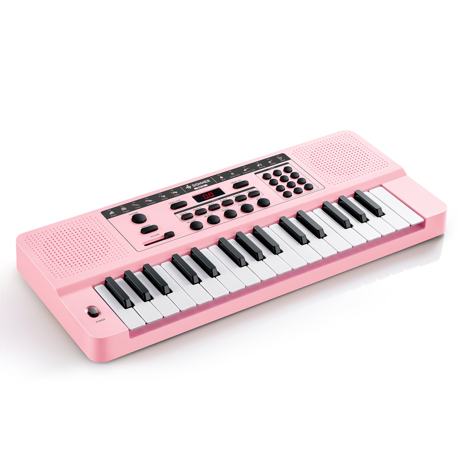 Donner DEK-32 32 keys Electronic Keyboard-Pink##