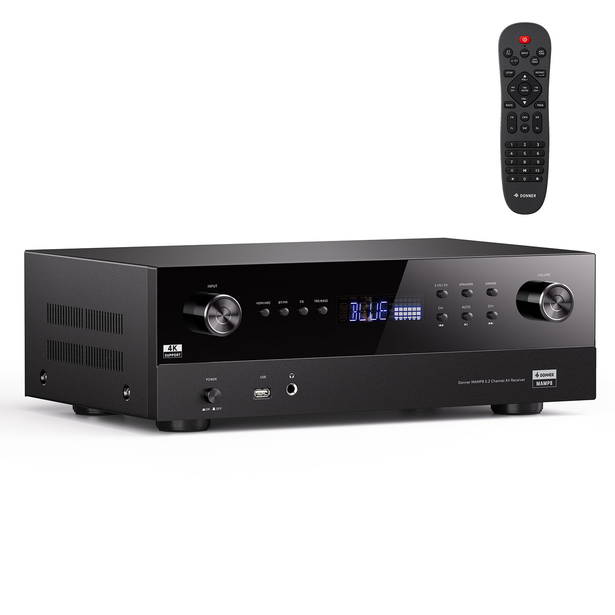 Donner MAMP8 5.2 Channel AV Receiver