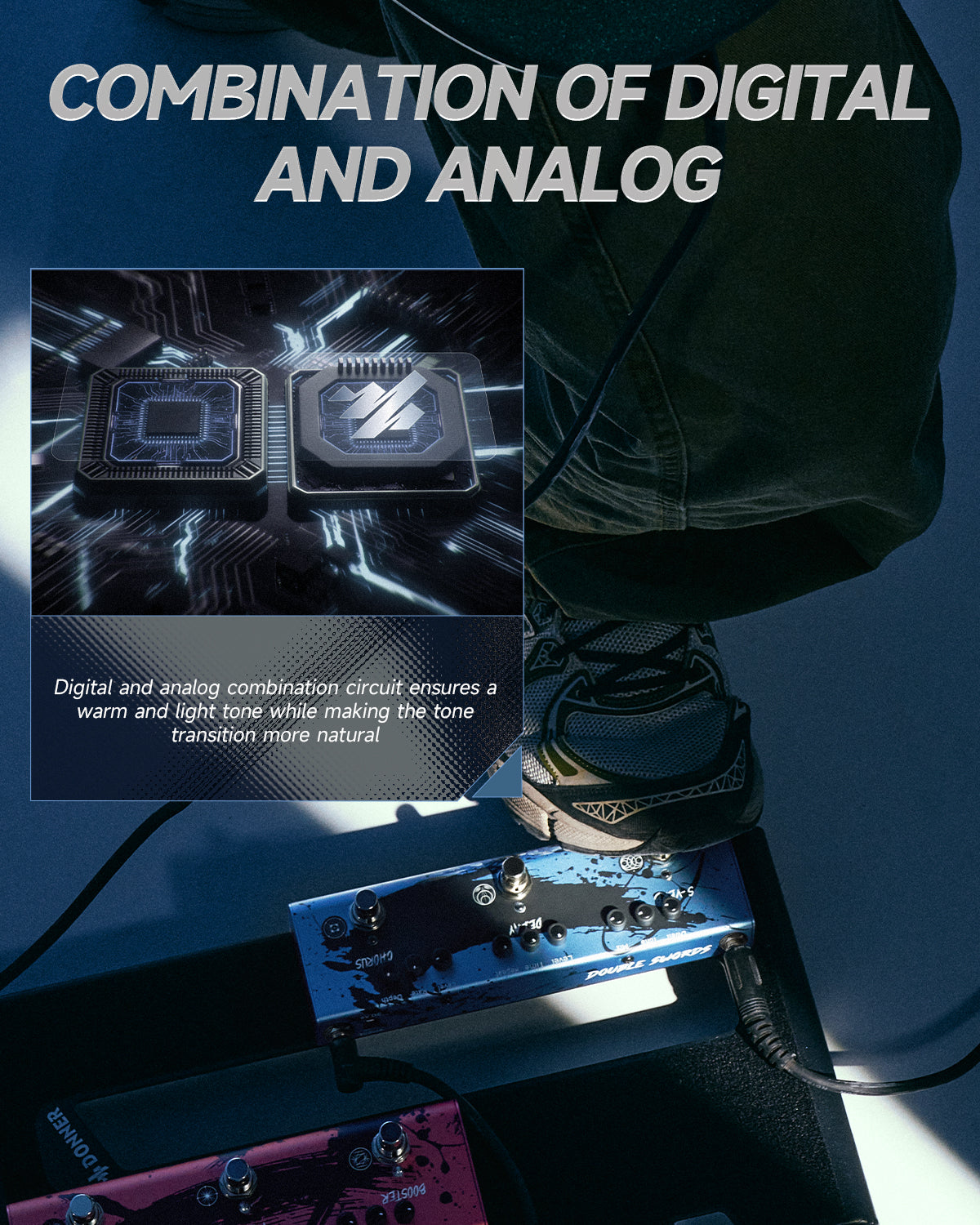 DONNER X MIYAVI Double Swords Pedal-Dimension Weaver##