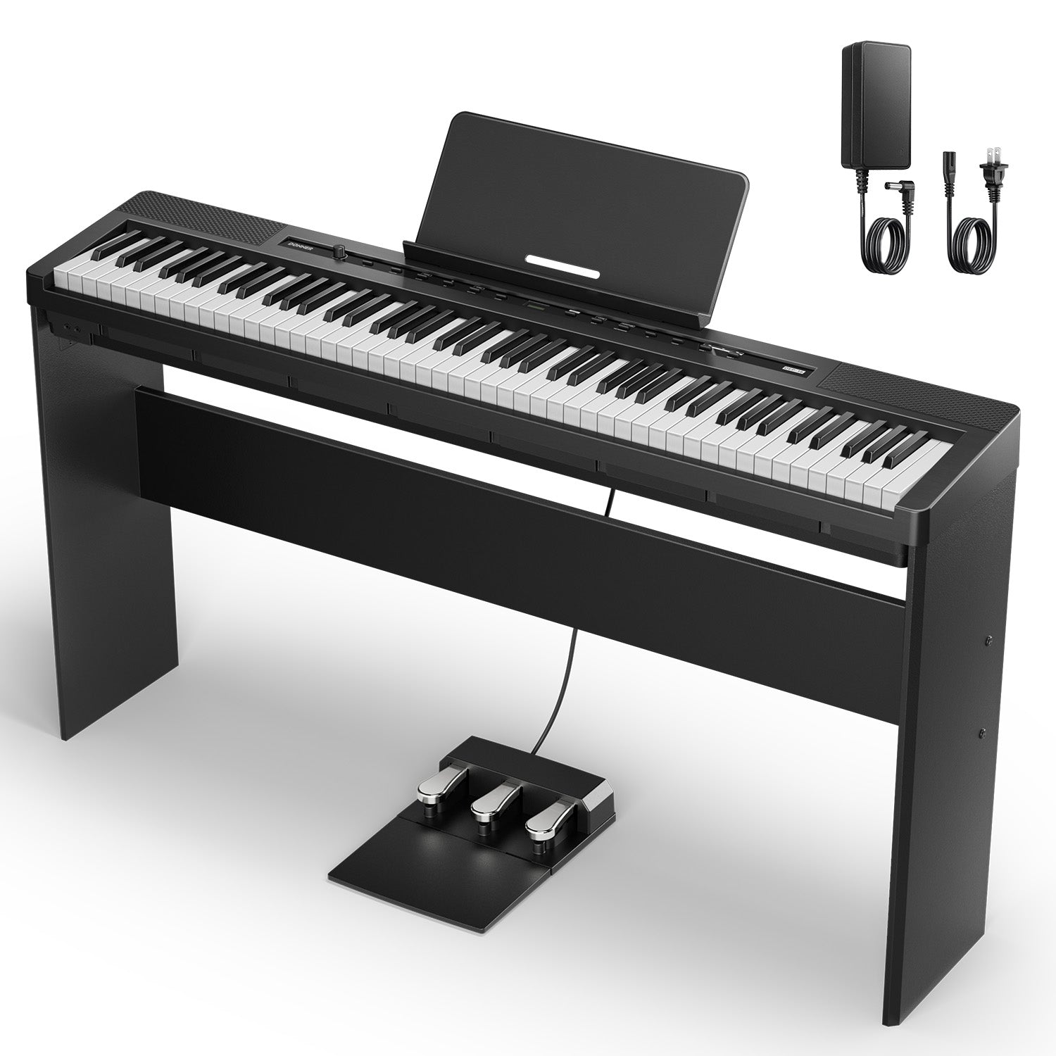 DEP-16 Portable Digital Piano-Piano with Stand - Movable Pedal##