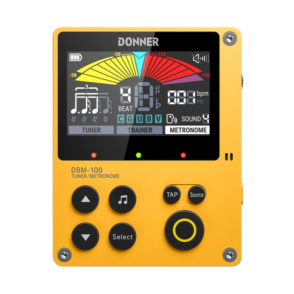 Donner DBM-100 Metronome-Yellow##