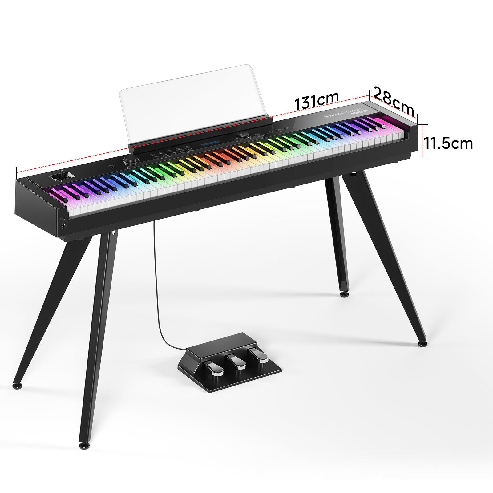 Donner DP-S500 Upright Hammer Action Digital Piano