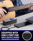 Donner USB Audio Interface, Guitar Adapter Interface for iPhone, iPad, Mac, IOS and PC with USB-C, Lightweight Audio Adapter with 48V Power for 192kHz, 24Bit Recording