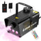 Donner DFM-400 500W 13-Color Fog Machine w/ Remote Control RGB LED Light Strobe Effect Smoke Machine Portable for Halloween Party Christmas Wedding