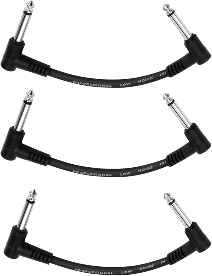 Donner 6-Inch Guitar Effect Pedal Patch Cable 6 Pack