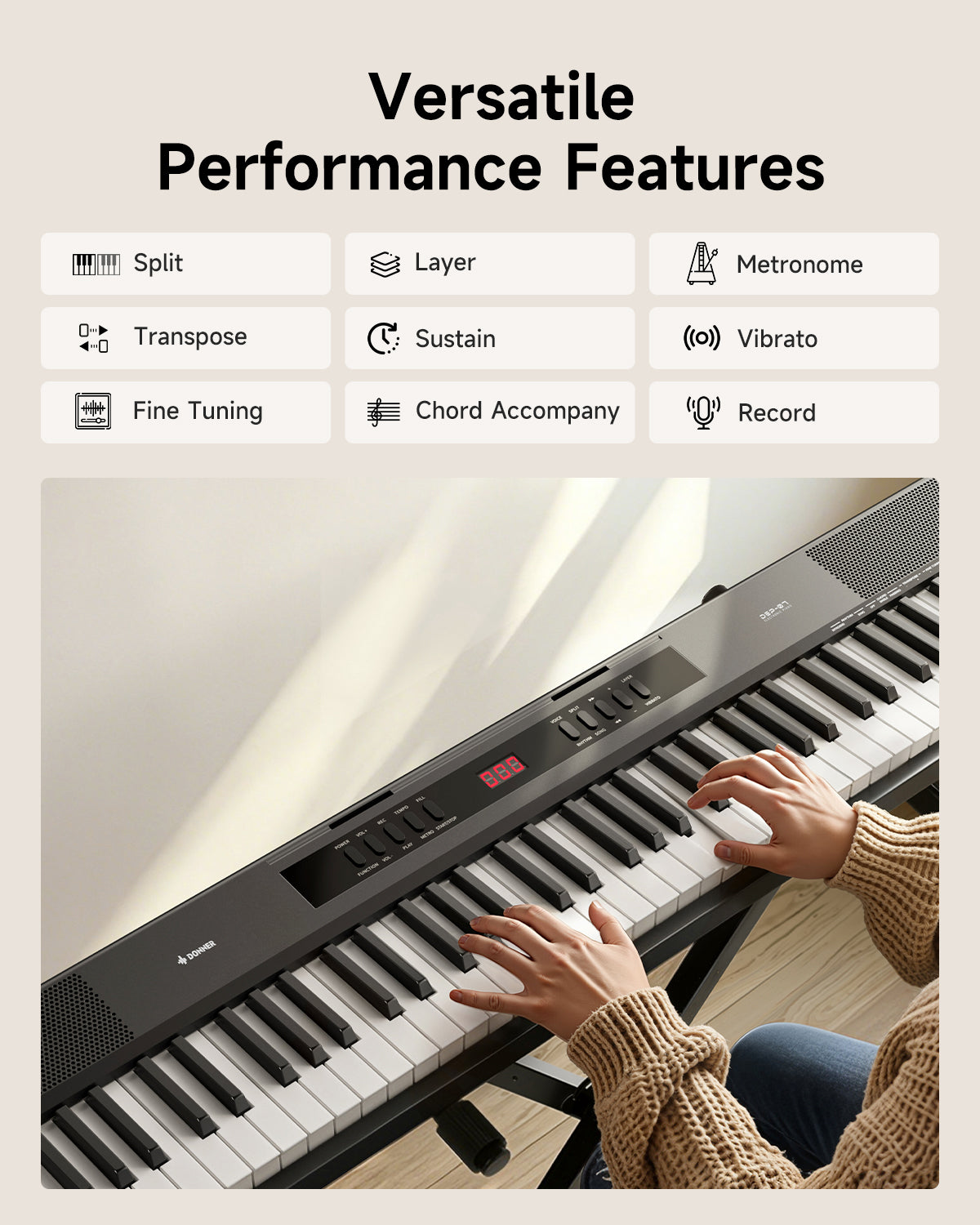Donner DEP-07 Portable Digital Piano