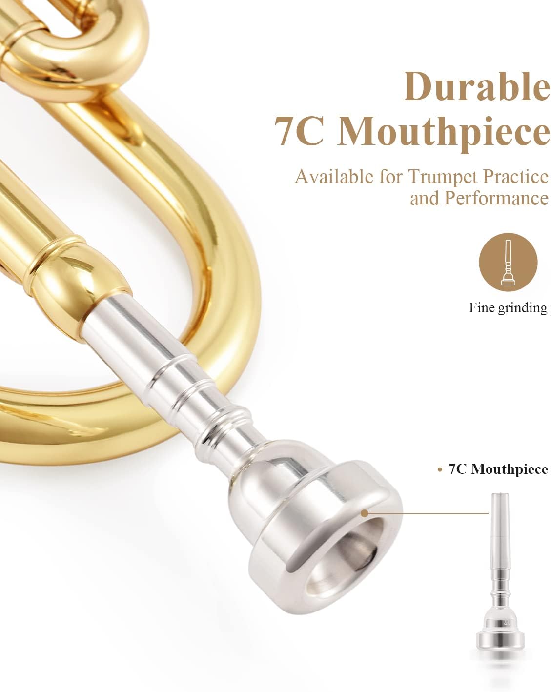 Eastar Bb Trumpet Standard Trumpet Set for Student Beginner