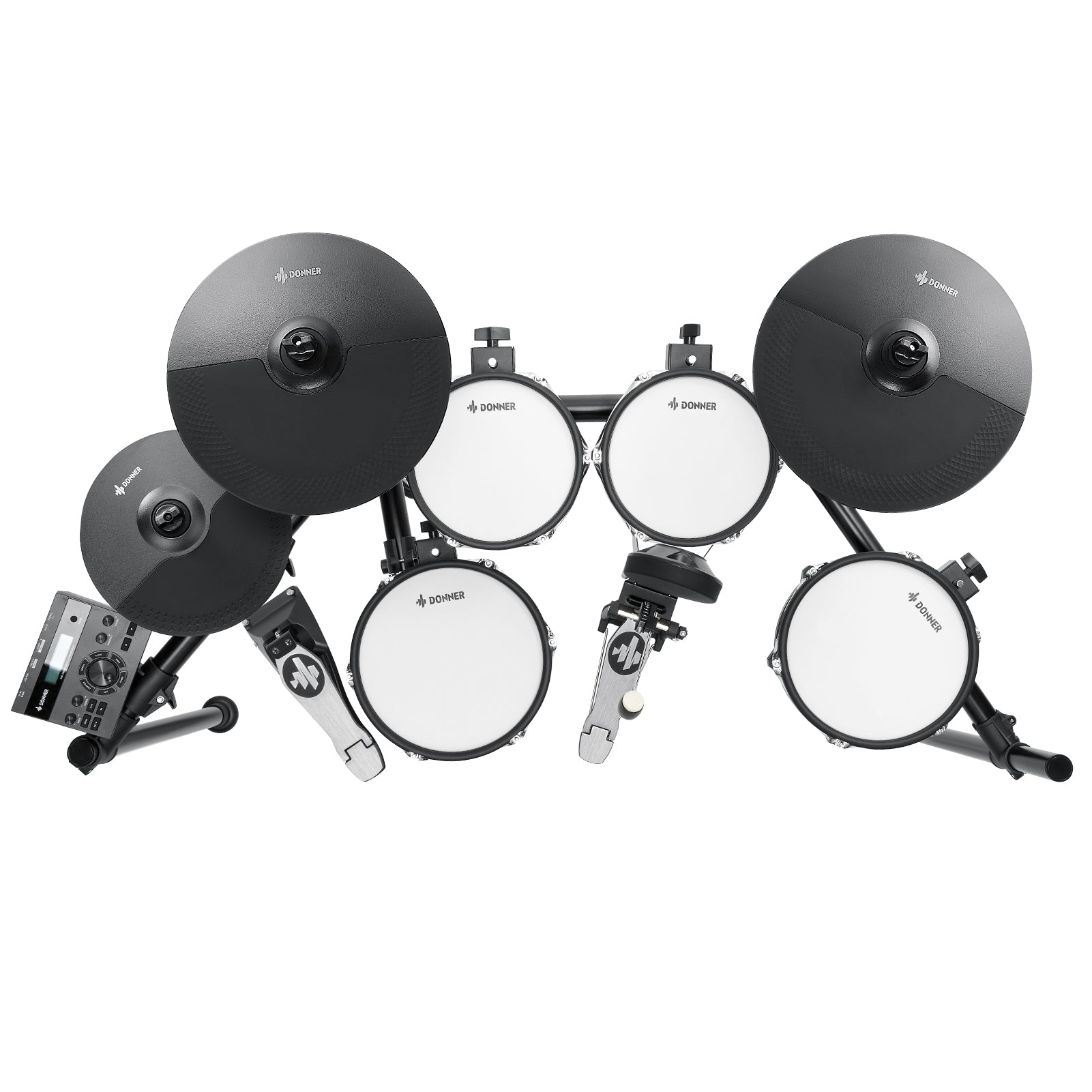 DED-200 MAX Electronic Drum Set 5-Drum 3-Cymbal with Throne