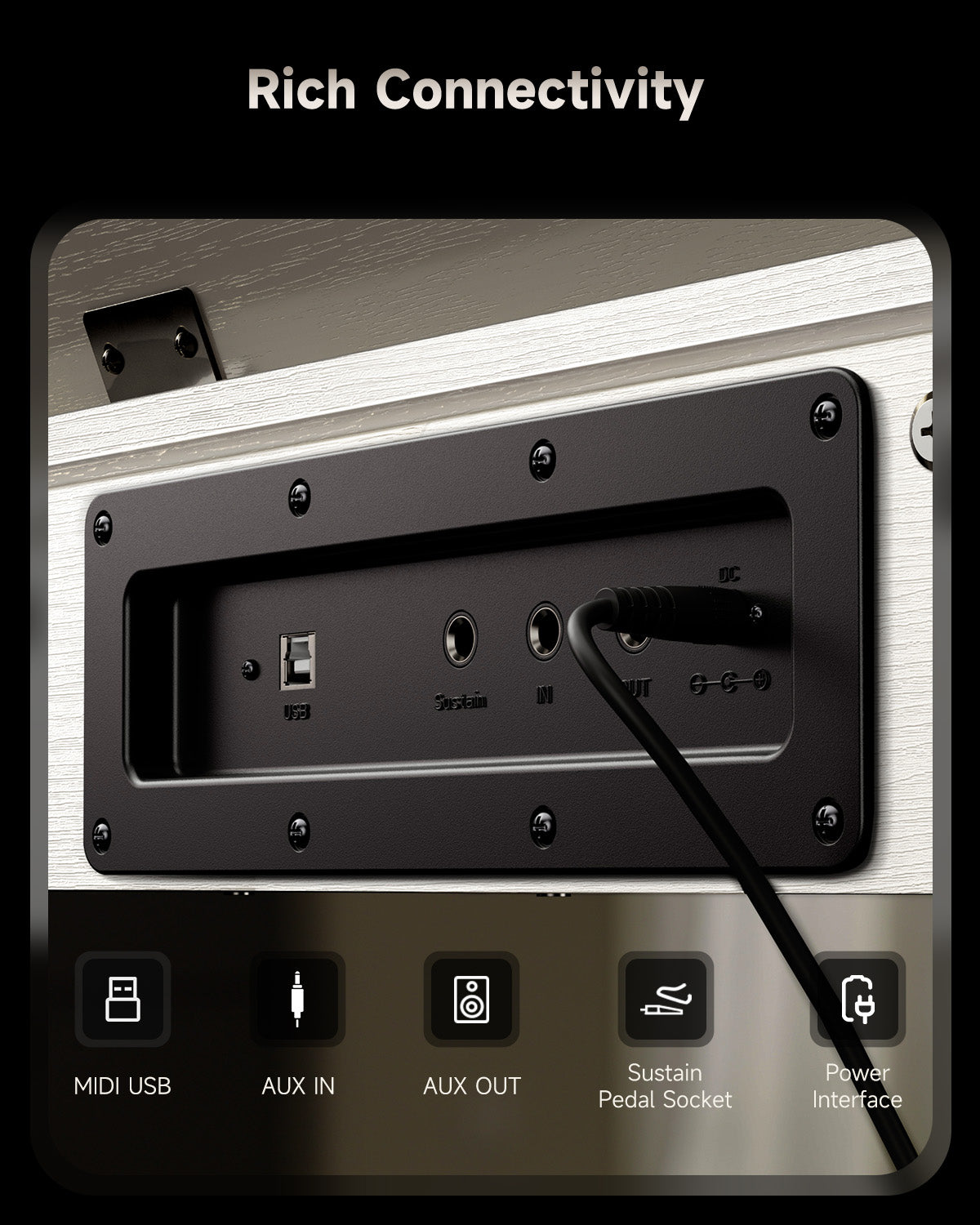 Donner OURA™ S100 88-Key Graded Hammer Weighted Digital Piano