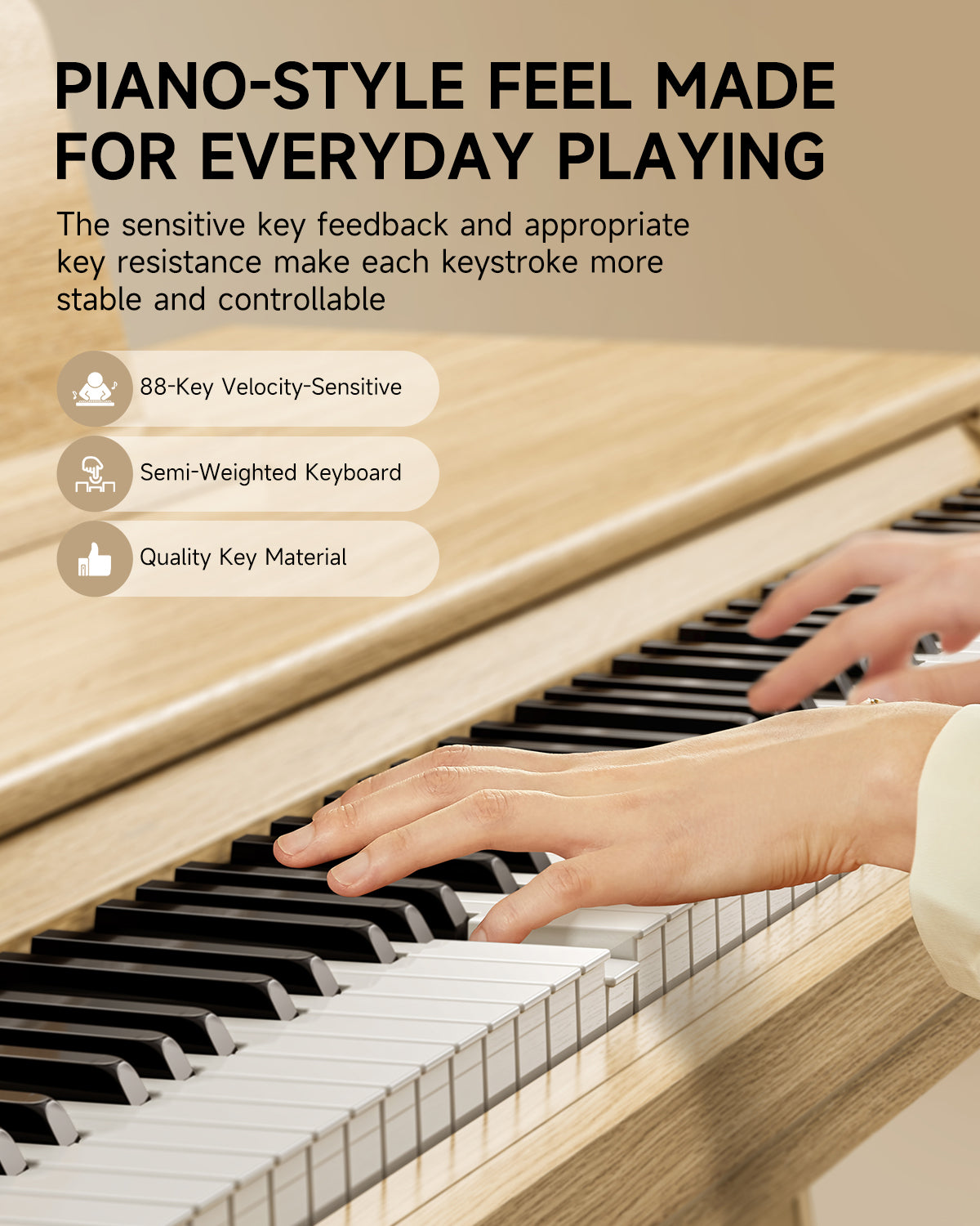 Donner DDP-65 88-Key Semi-weighted Digital Piano