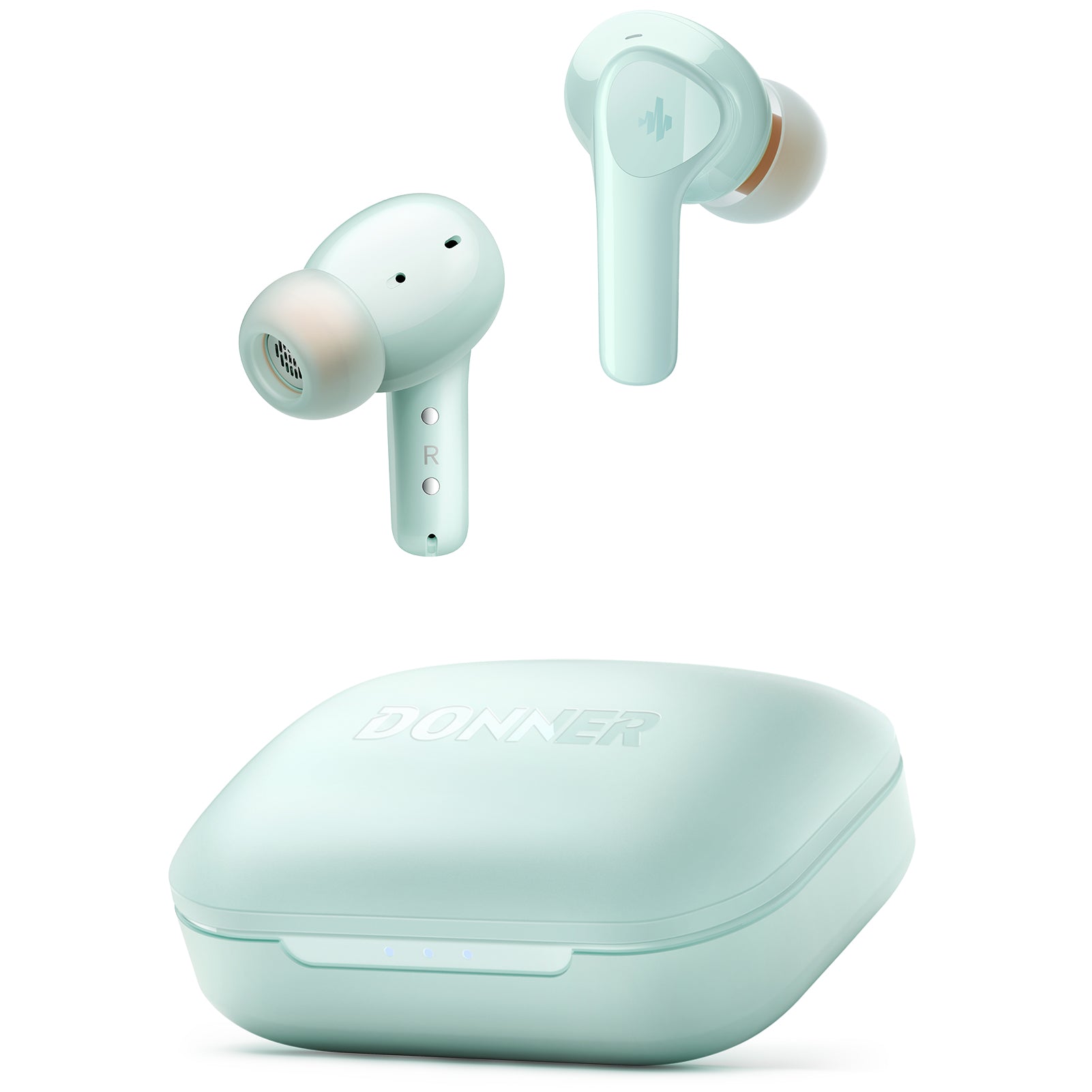 Donner Dobuds ONE Active Noise Canceling ANC True Wireless TWS Earbuds-Green##
