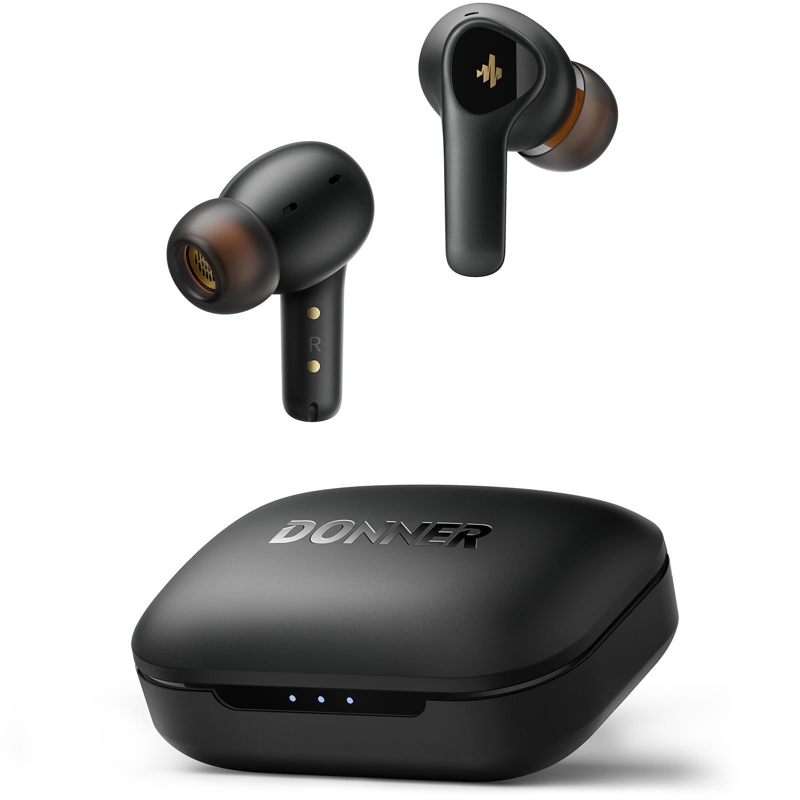Donner Dobuds ONE Active Noise Canceling ANC True Wireless TWS Earbuds-Black##