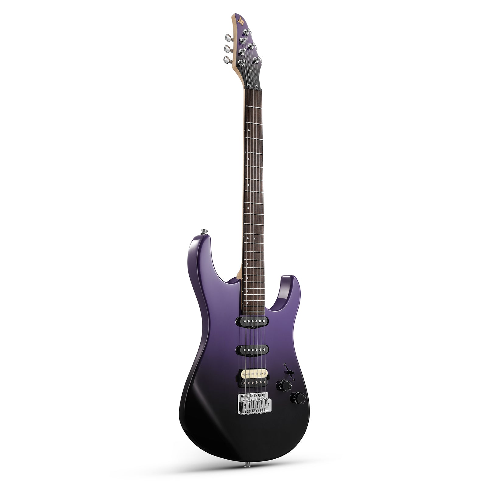 Donner DMT-66 Electric Guitar-Midnight-Purple Gradient##