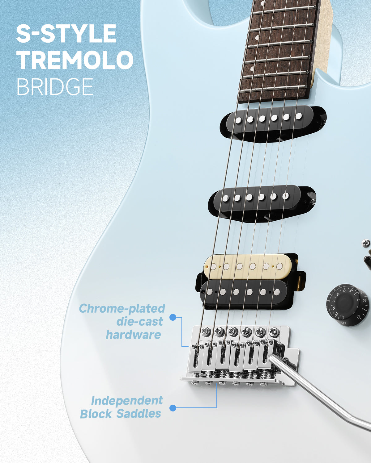 DMT-66 Electric Guitar with Ceramic Single-Coil Donner