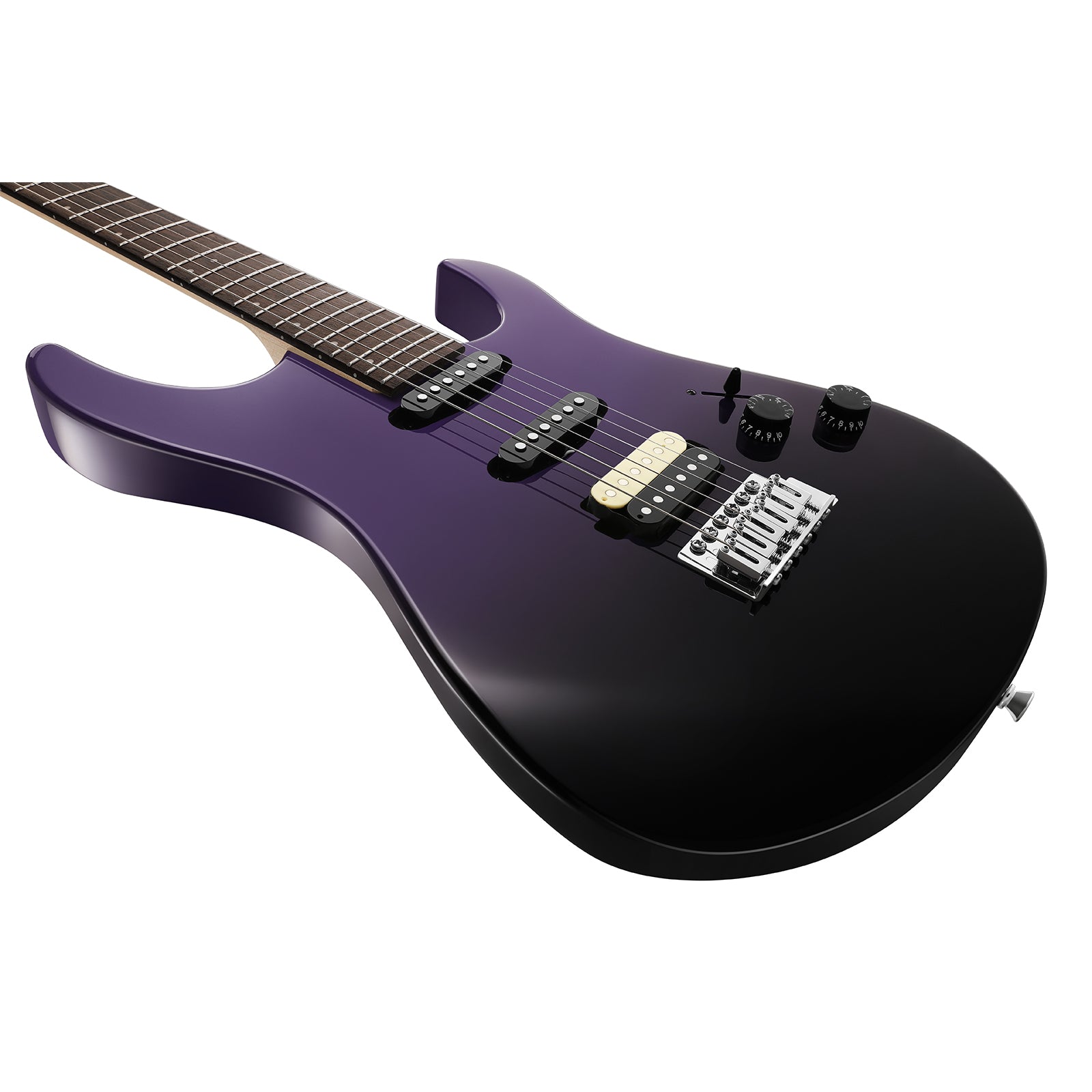 Donner DMT-66 Electric Guitar-Midnight-Purple Gradient##