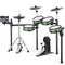 Donner DED-500 Series Electronic Drum Set 5-Drum 3-Cymbal with Moving HiHat/Mesh Heads/Included BD Pedal for Professional