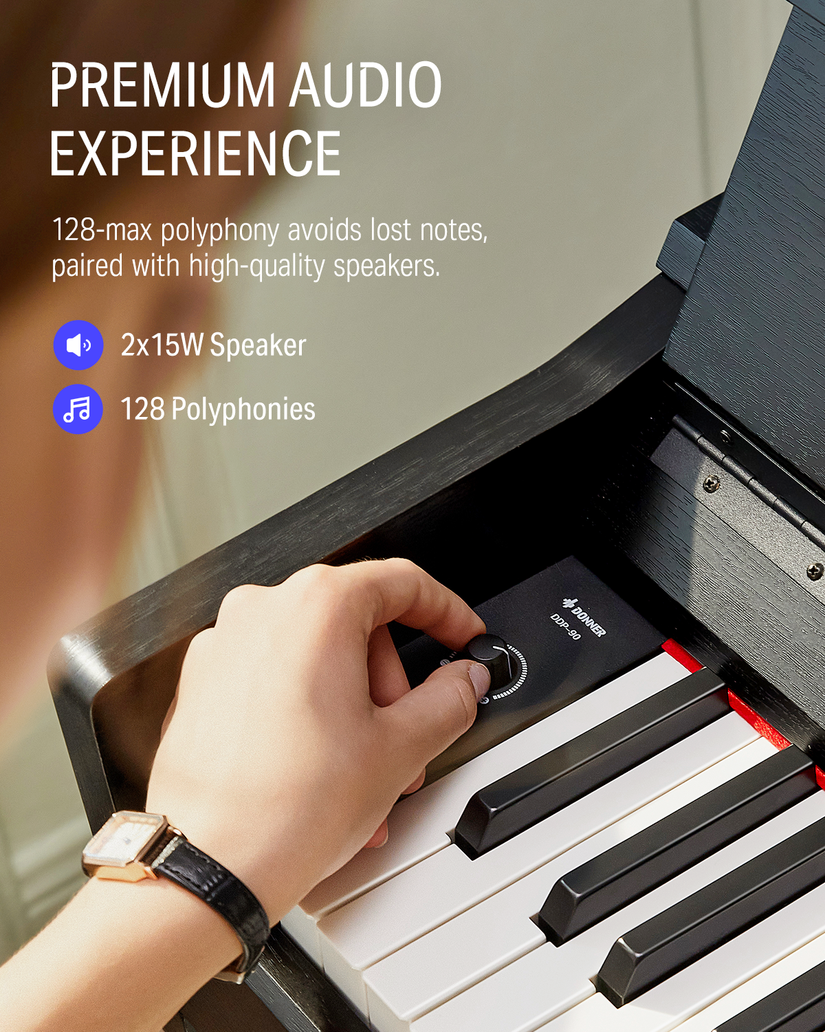 Donner DDP-90 Fully Weighted Home Digital Piano