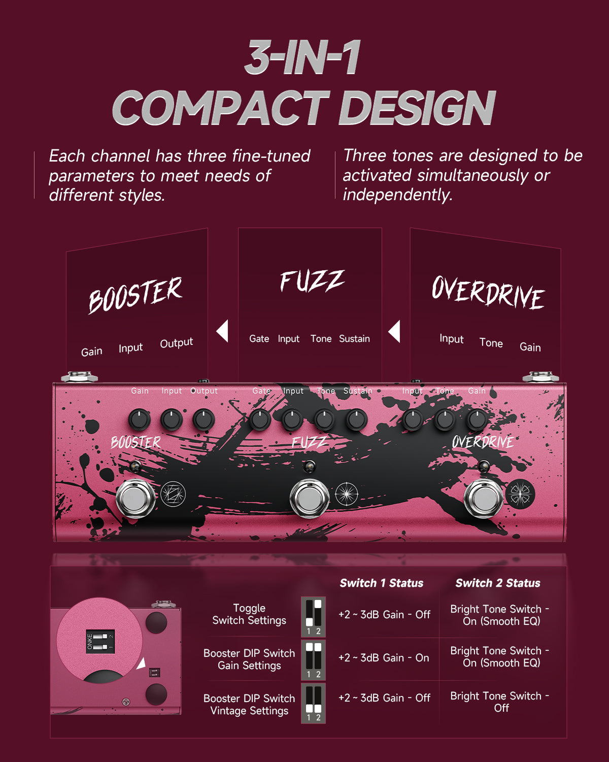 DONNER X MIYAVI Double Swords Pedal-Rage Breaker##