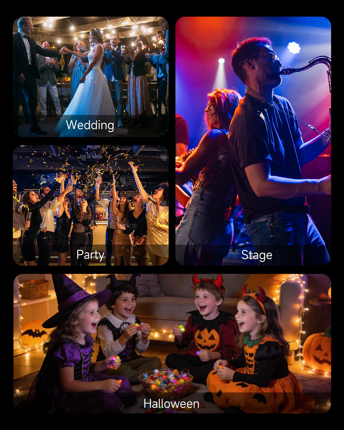 Donner Fog Machine with Disco Ball, 1000W, 4000 CFM, 18 RGB LED Lights Halloween Smoke Machine for Party, DFM-700