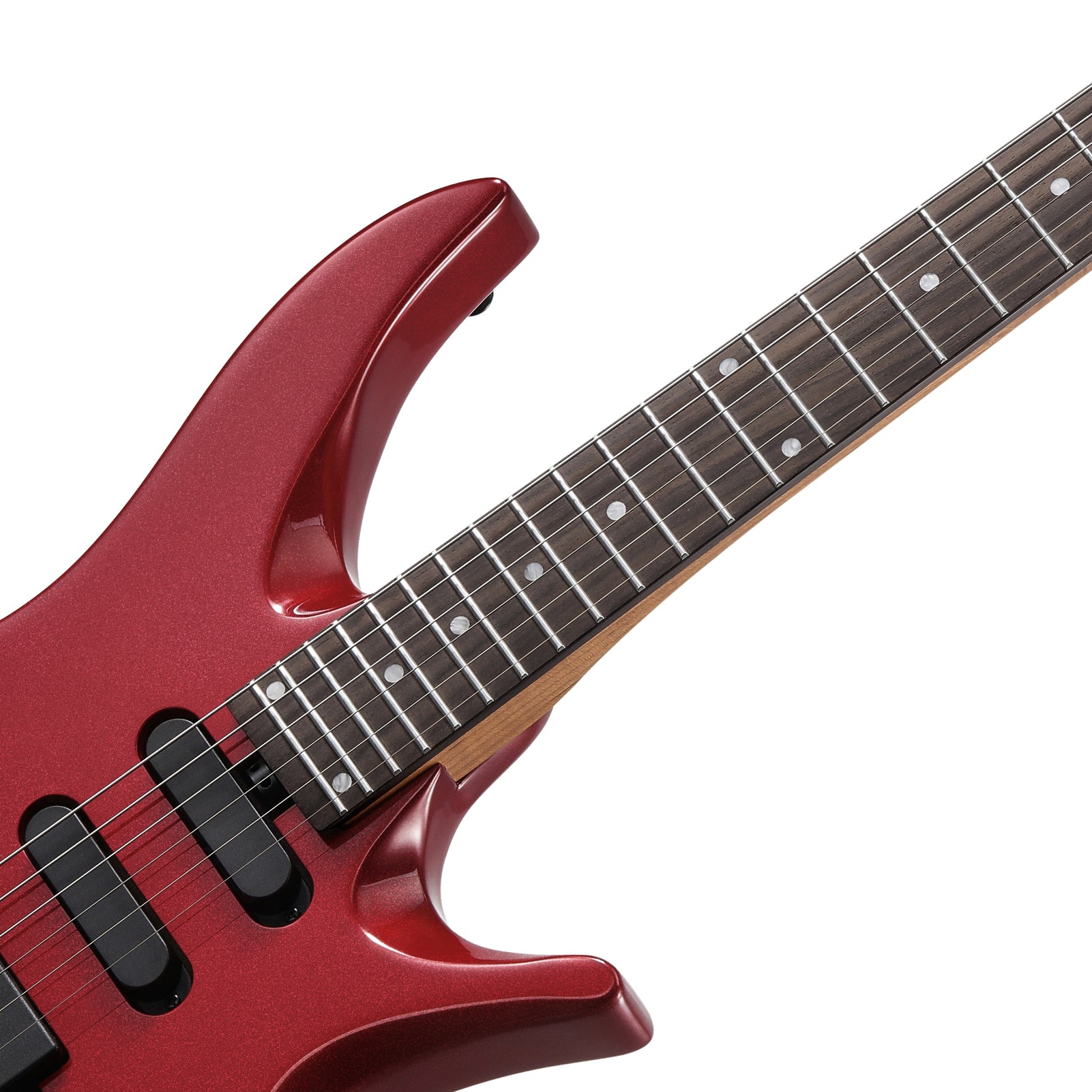 Donner HLX-500 Headless Electric Guitar-Red##
