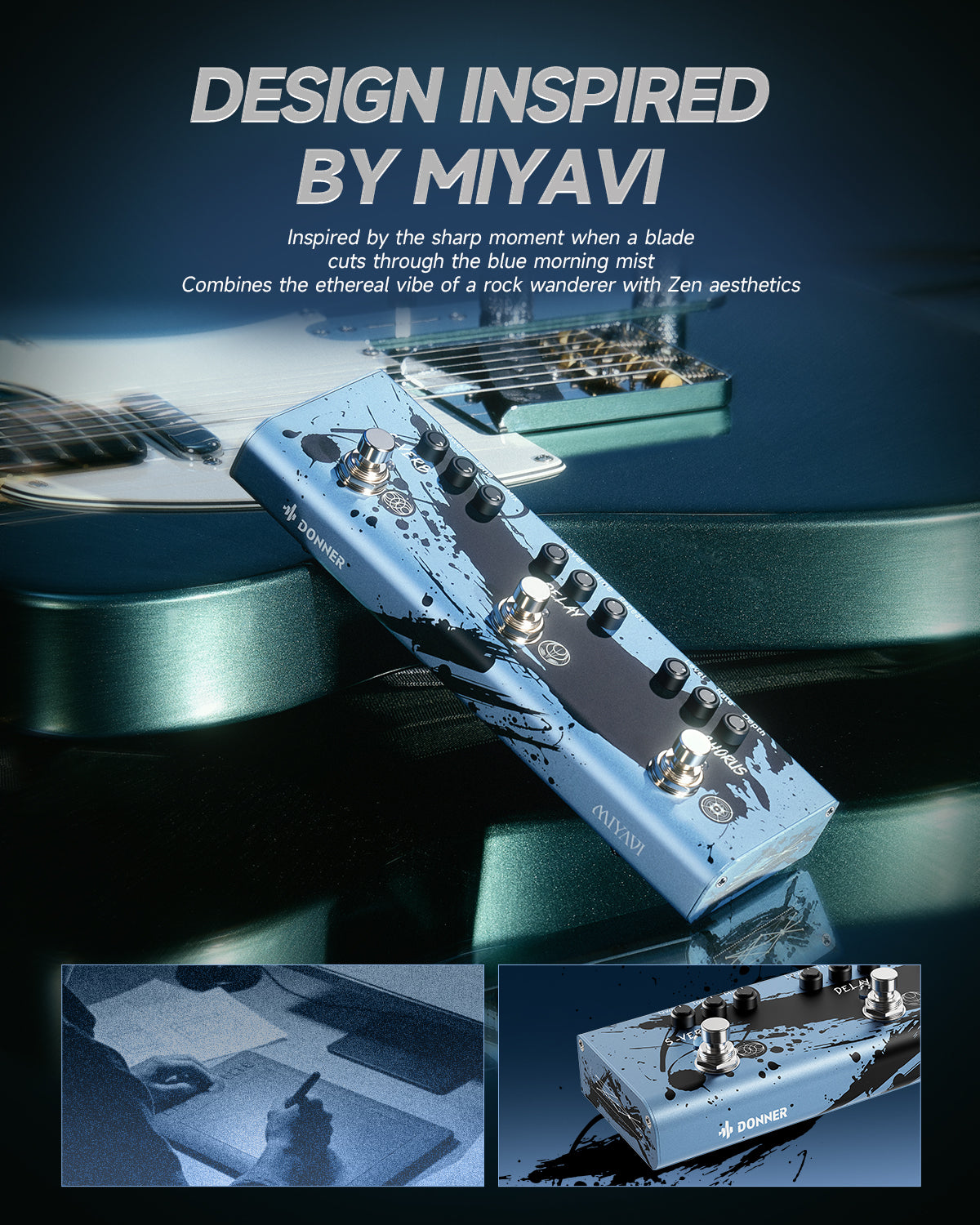 DONNER X MIYAVI Double Swords Pedal