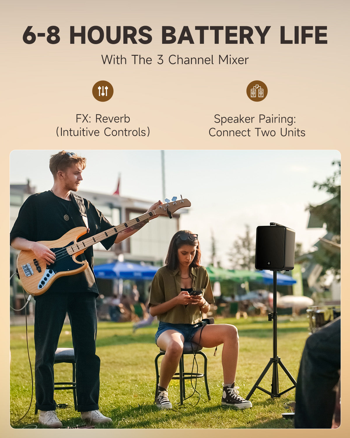 Donner PA System Outdoor Speaker-MT-2s##