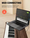 Donner DDP-80 Wooden Style 88 Key Weighted Digital Piano with Stand & Triple Pedals