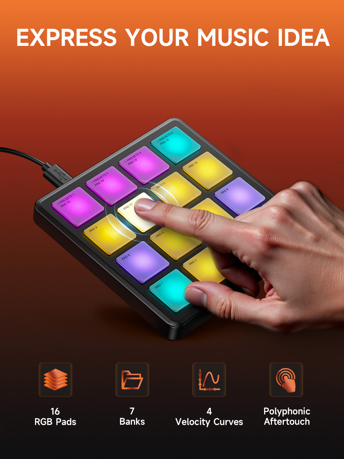 Donner Starrypad Mini MIDI Controller Donner Starrypad Mini MIDI Controller