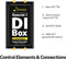 Donner Special-Ⅰ Professional High-Performance Passive DI-Box Unit Hum Eliminator 1/4" instrument Direct Box to balanced & unbalanced XLR