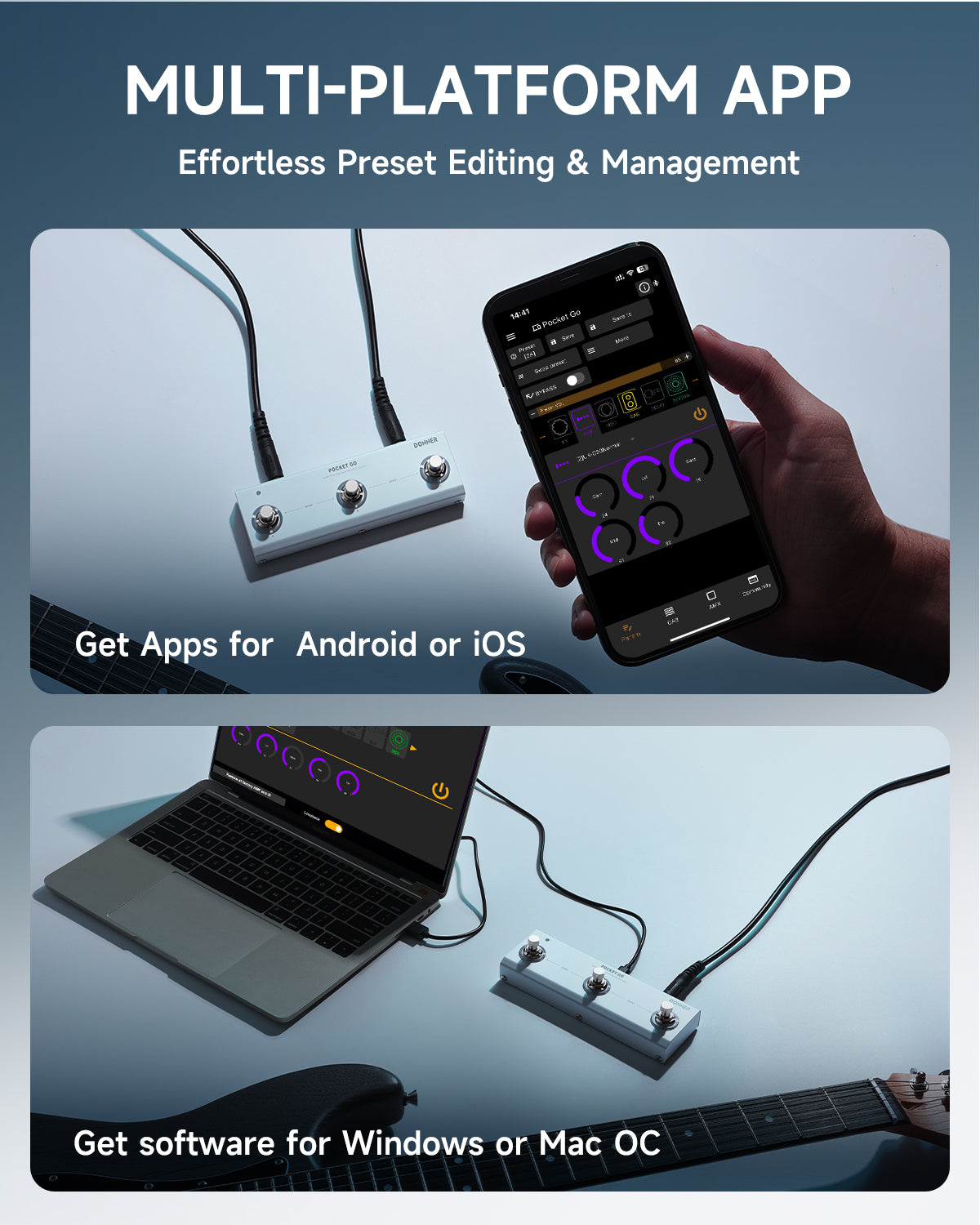 Donner Pocket Go Multi-Effects Processor Pedal