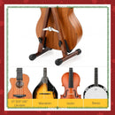 Donner DS-3U Original Wooden Ukulele, Mandolin,Violin Stand, Guitar Stand-Suitable for HUSH series