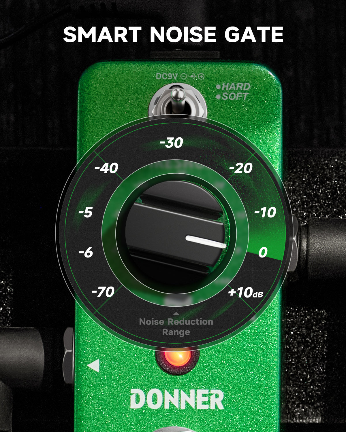 Noise Killer Guitar Effect Pedal Noise Gate True Bypass Donner