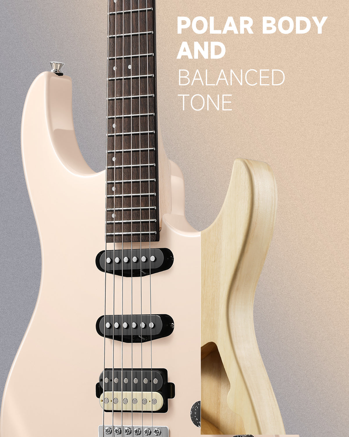 Donner DMT-66 Electric Guitar with Ceramic Single-Coil-Pink##